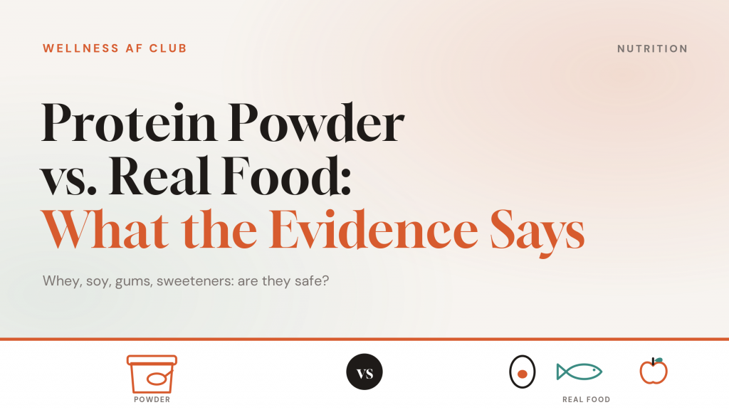 Protein Powder vs. Real Food: What the Evidence Says